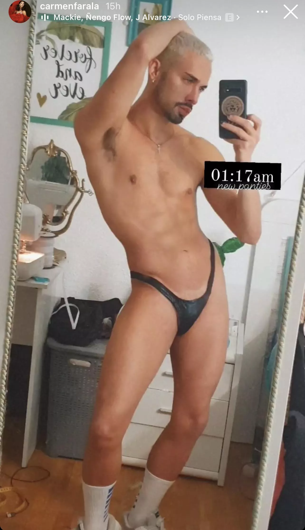 Carmen Farala on her IG story posted by MandyKuse