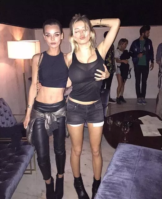 Caroline Vreeland groped by Allie Crandell posted by ajitbikram
