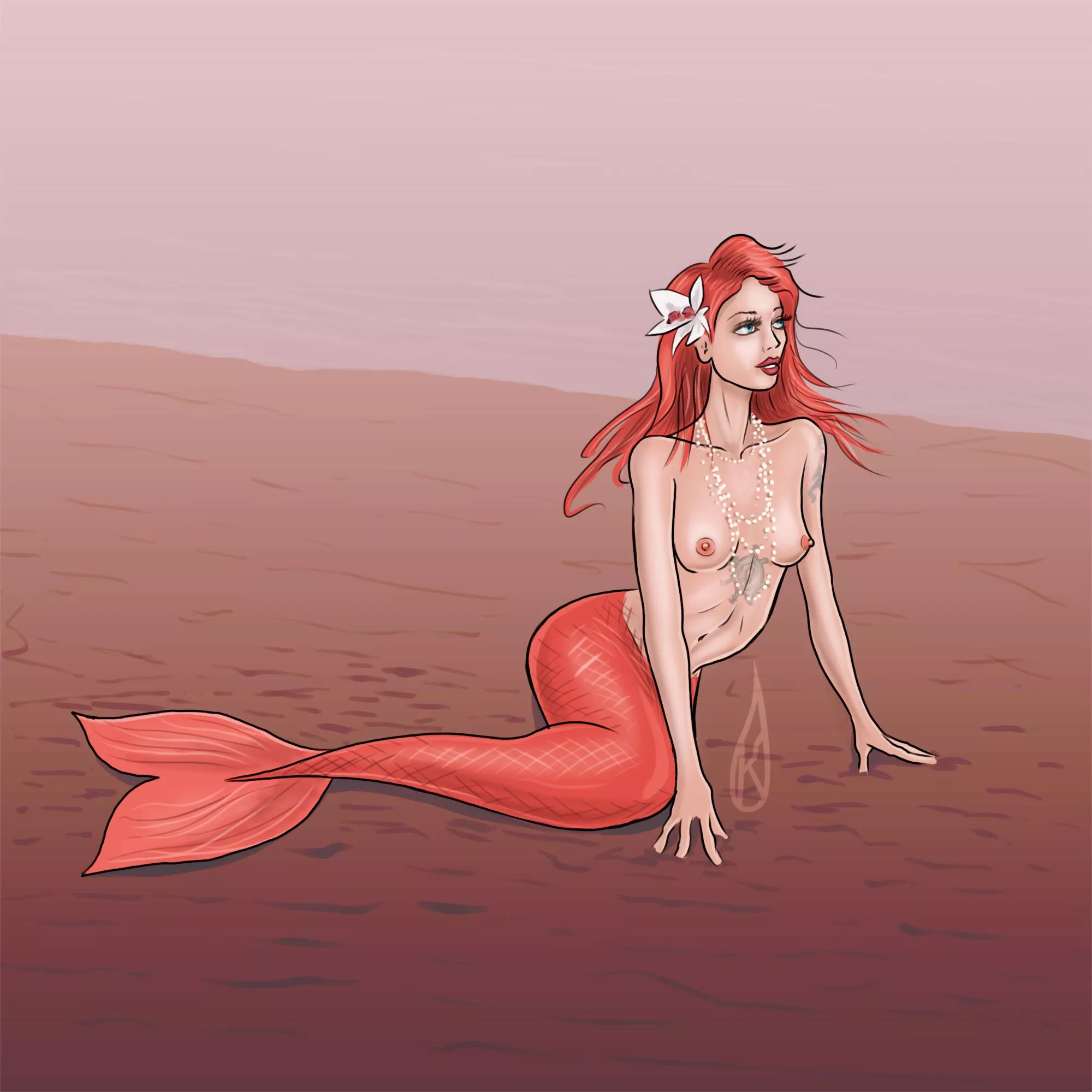 Cartoon of u/unnamed_goose, by me, digital, 2021 posted by kink-ink