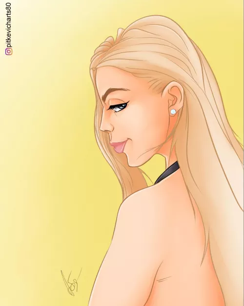 Cartoon Style fanart for AV model Britney Amber by pit80