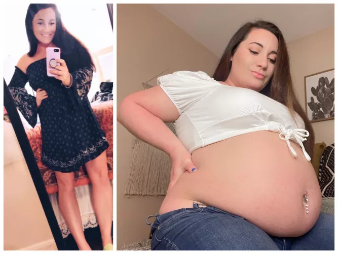 Casey's huge belly by Frosty-Dictator