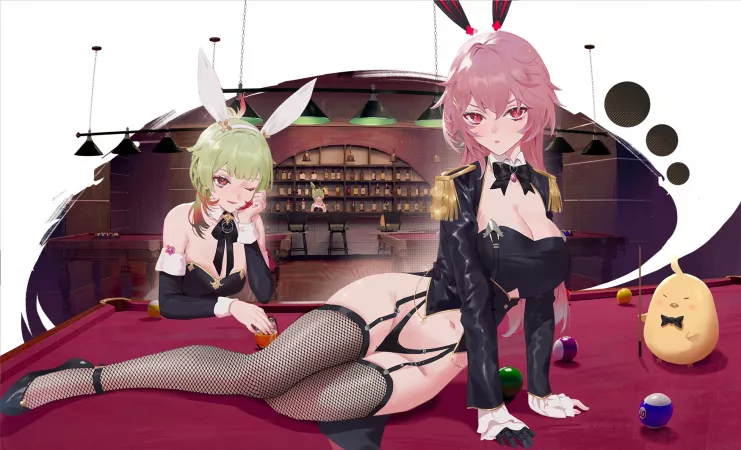 Casino Bunnies [Azur Lane] by CheetahSperm18