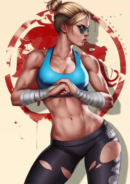 Cassie Cage - (Mortal Kombat) - [Dandonfuga] by AtrosRH