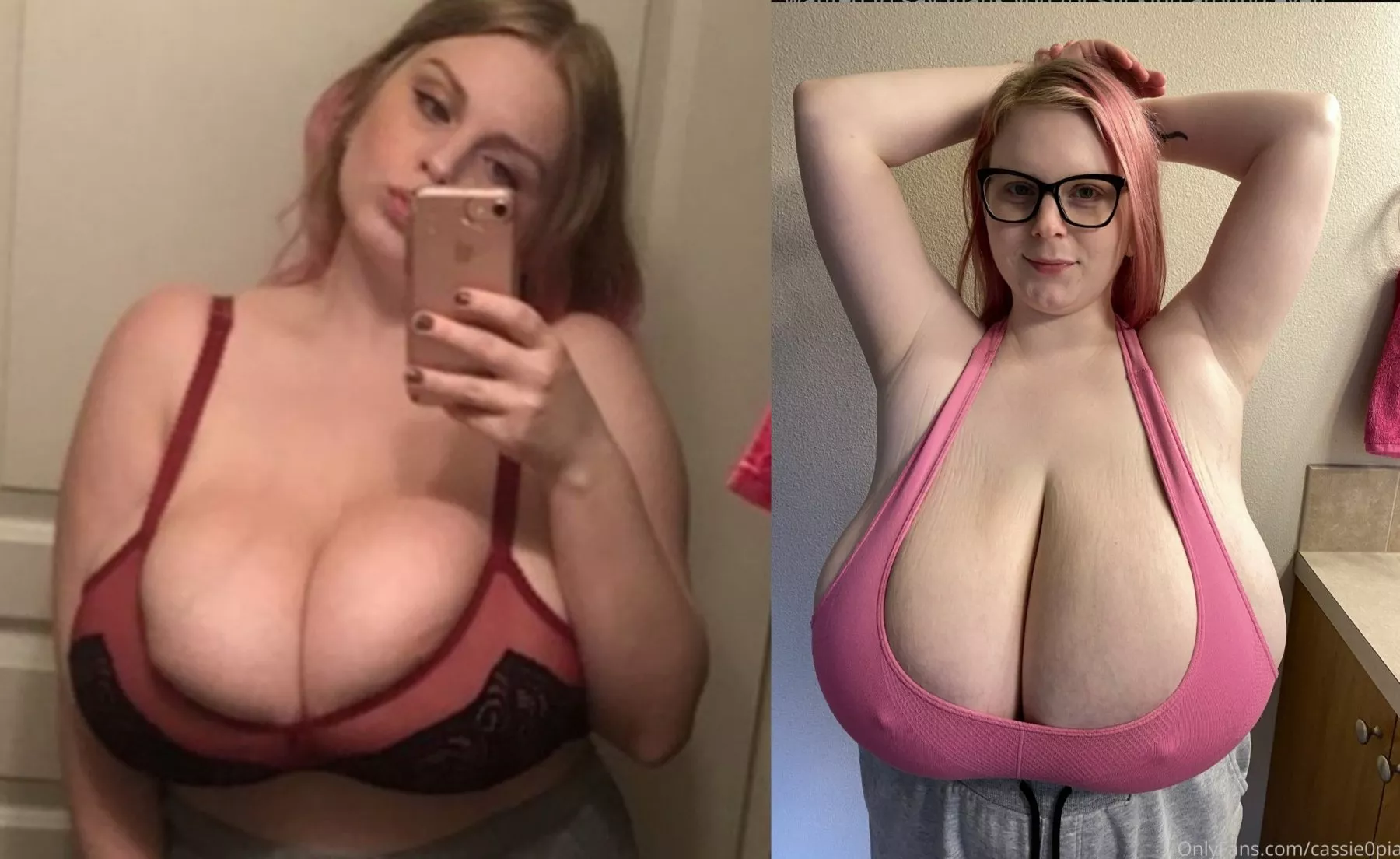 Cassie0pia 2017 vs 2021 posted by ThickThighsApplePies