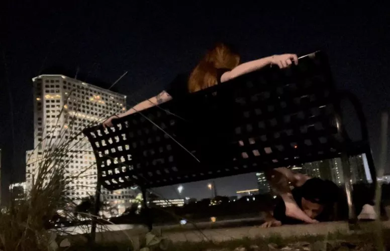 Casual date night public foot worshipping by cherriebrat