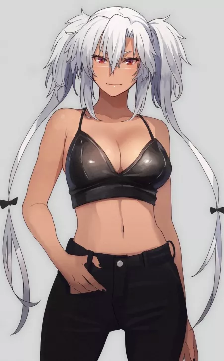 Casual Musashi (Kasumi (Skchkko)) [KanColle] by llamanatee