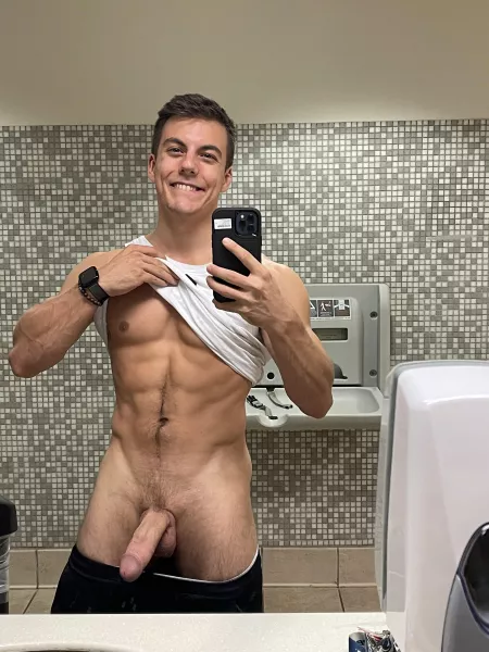 Casually taking dick pics in the book store’s bathroom by lboswell6