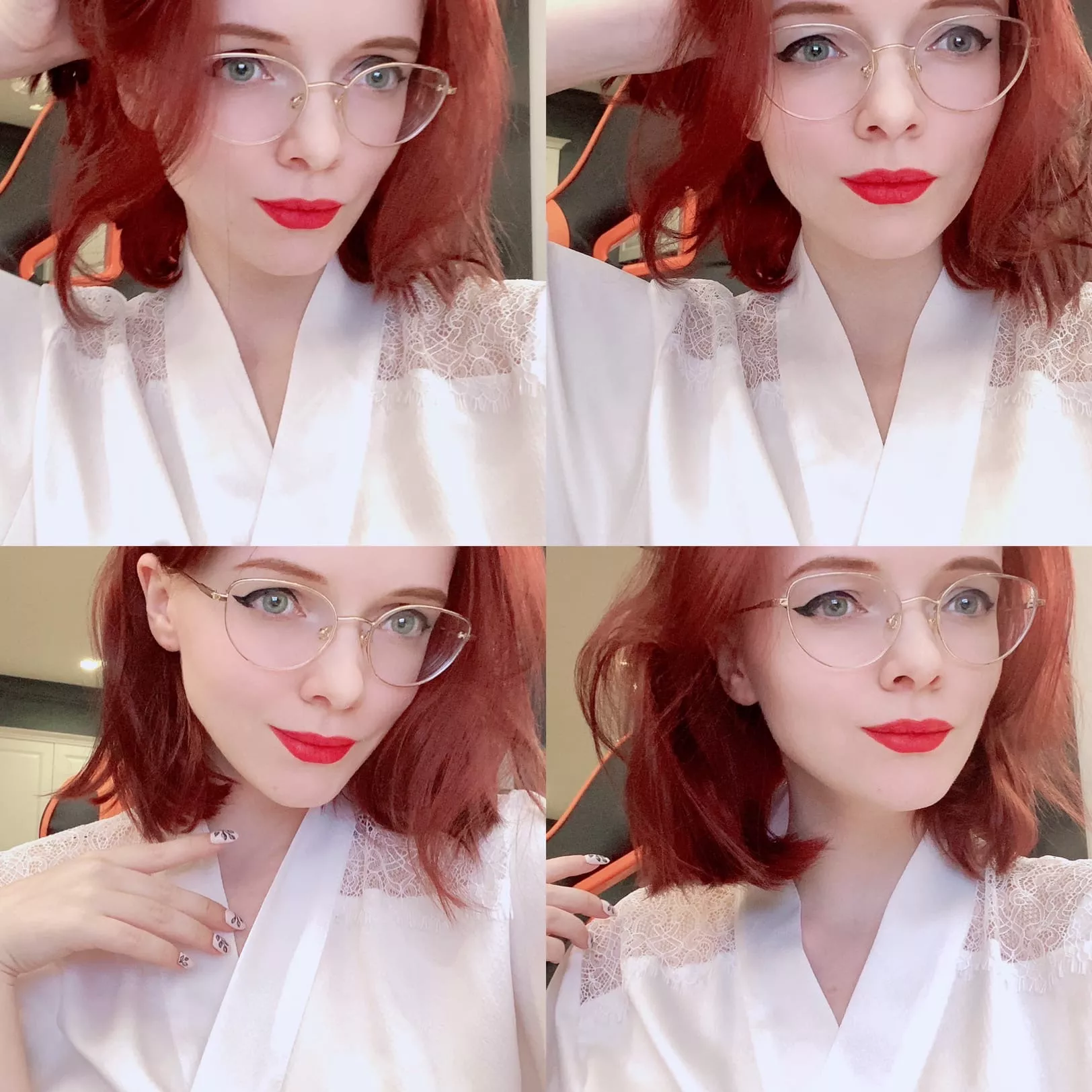 Casually wearing red lipstick at home coz why the hell no? ;) posted by irina_sabetskaya