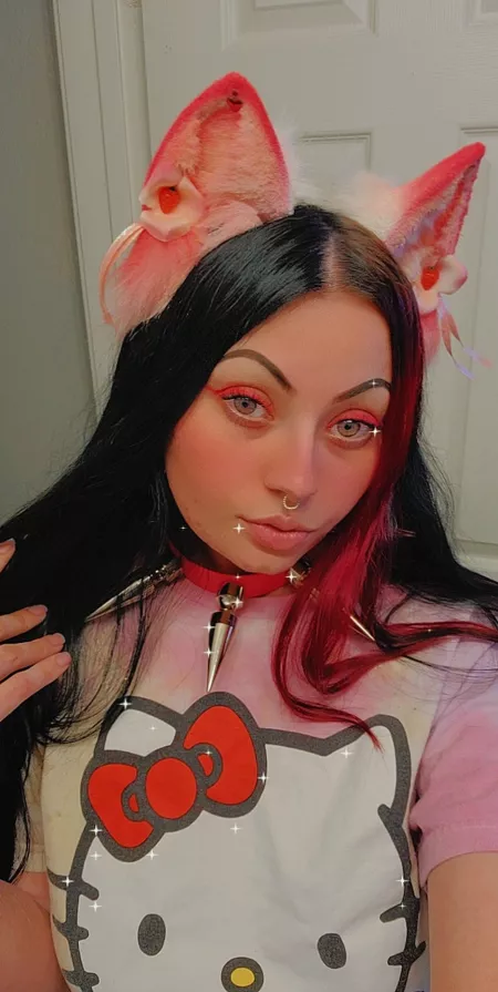 Cat girl makeup by Nymphssss