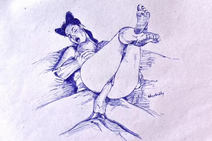 Cat lady Ava by uberbobbydraws