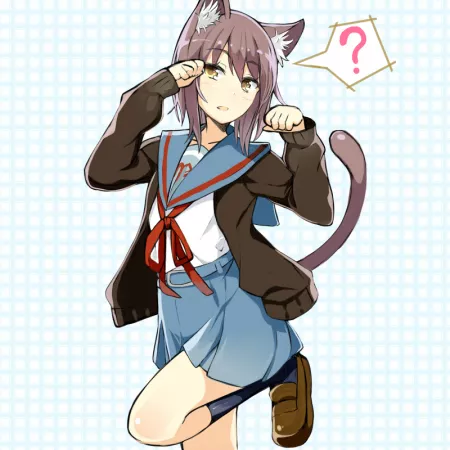 Cat pose? Like this? by D45_B053