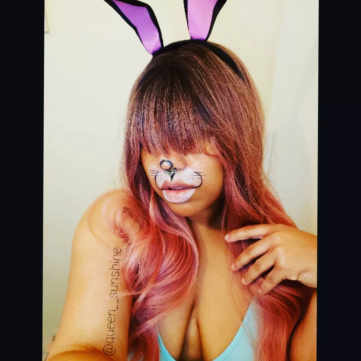 Catch the naughty Easter Bunny before she leaves posted by QueenSunshiine