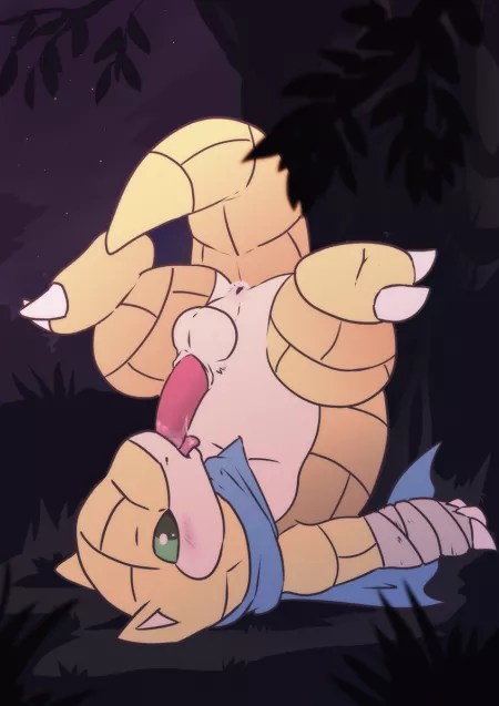 Catch them all challenge # 027 - Sandshrew [irene aka hologram] by Red_Gaymer