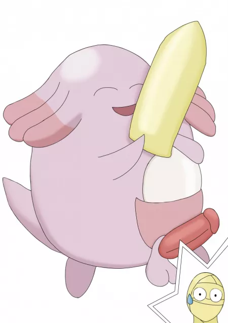 Catch them all challenge #113 - Chansey (kikou) by Red_Gaymer