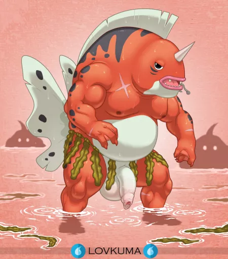 Catch them all challenge #119 - Seaking (lovkuma) by Red_Gaymer