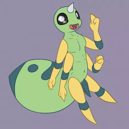 Catch them all challenge #167 - Spinarak (posexe) by Red_Gaymer