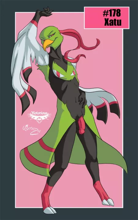 Catch them all challenge #178 - Xatu (MingChee and ~Notorious84) by Red_Gaymer