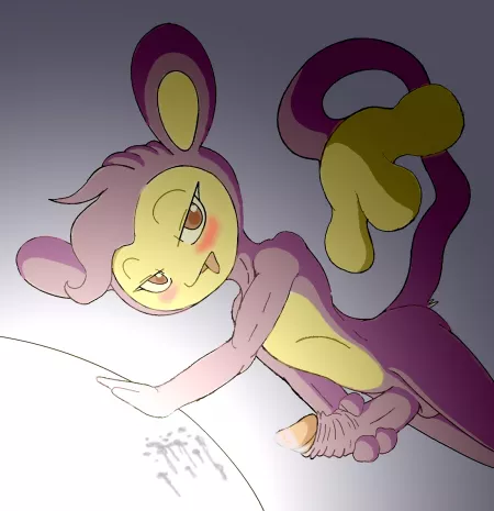 Catch them all challenge #190 - Aipom (Dark-Moltres) by Red_Gaymer