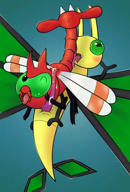 Catch them all challenge #193 - Yanma (Joe123123123) by Red_Gaymer