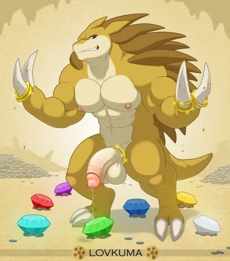 Catch them all challenge #28 - Sandslash [LOVKUMA] by Red_Gaymer