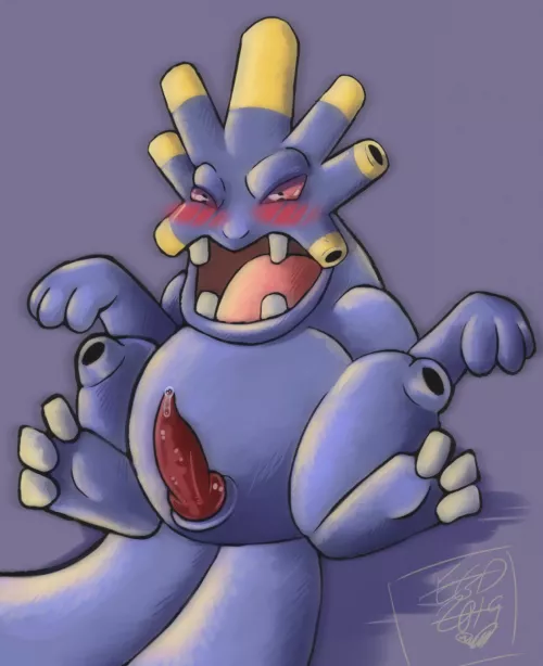 Catch them all challenge #295 - Exploud (Oil-Slick) by Red_Gaymer