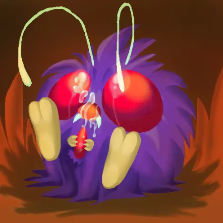 Catch them all challenge #48 - Venonat [strugglebug] by Red_Gaymer