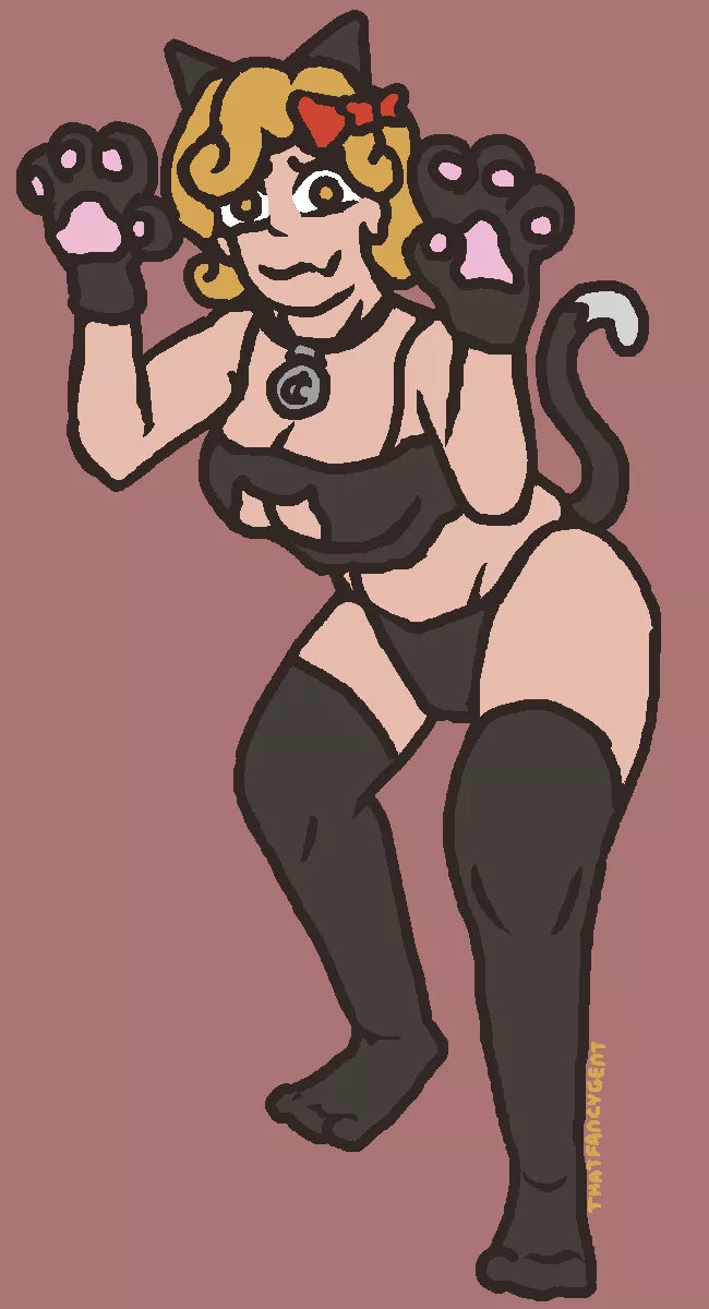 Catgirl Maggy posted by ThatFancyGentleman