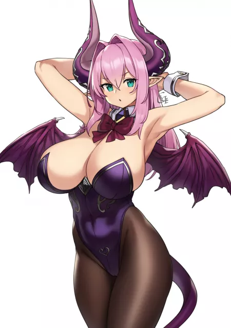 Cattleya Arms Up Demon Girl (Houtengeki) [Original] by sequence_string