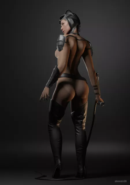 Catwoman (phoenix3D) by Wakabomb