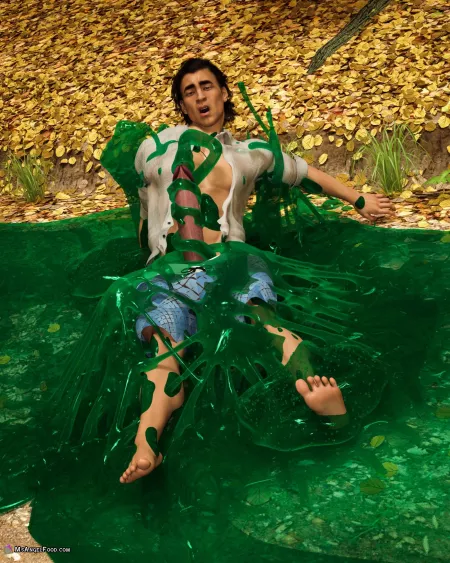 Caught by slime tentacles while walking in the woods by msangelfood