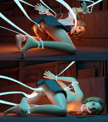 Caught in the Restricted Section by namelessartist_