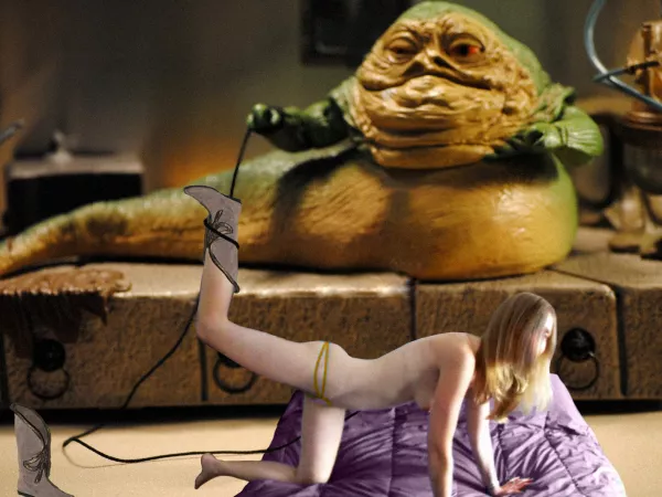 Caught on Jabba's leash (ThisGirl_20) by ThisGirl_20