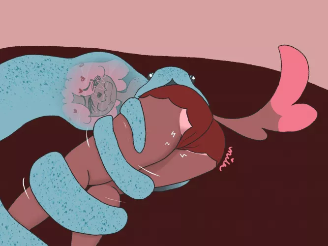 Caught! [Snake/F] [willing] [furry prey] [lewd] art by me, vnila by v-nila