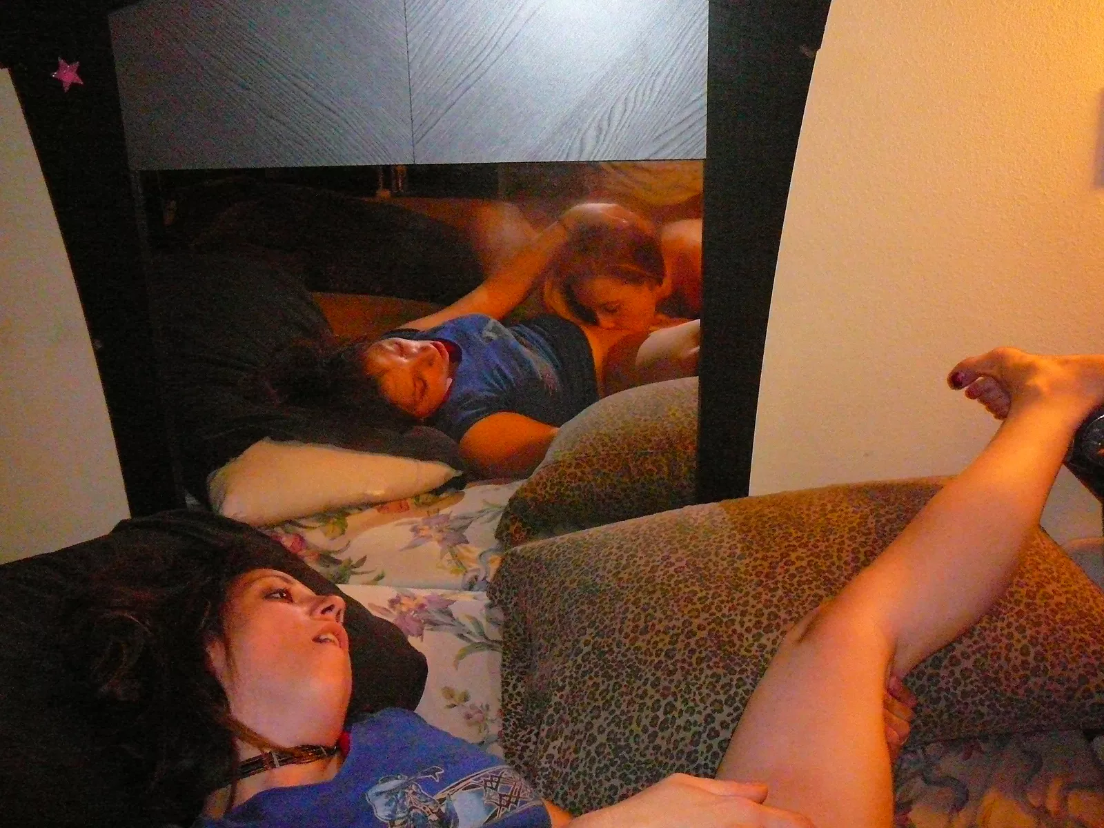 Caught the action in the mirror posted by [deleted]