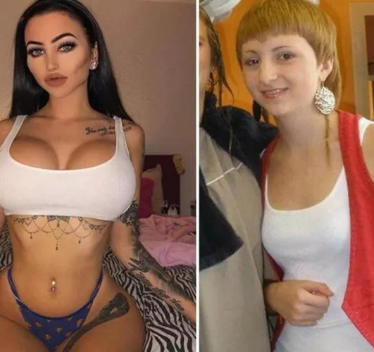 @Ccentino Celine Centino before & after %¯ perfec.t Insta: @GodTierPlastic by reevethick