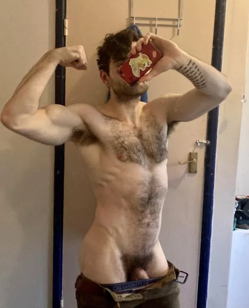 Celebrating Boxing Day the only way I know how, with a post shower selfie by J-Harker