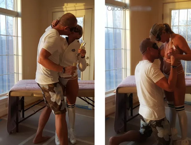 Celebrating Summer in Winter (m/f couple)::: 'Baby - you have way too many clothes on!' by OurSoulSex