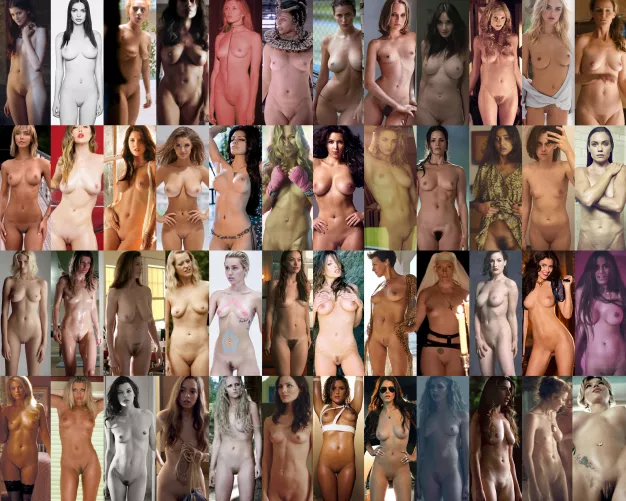 Celebrity Pussy Collage by jlaw_fan