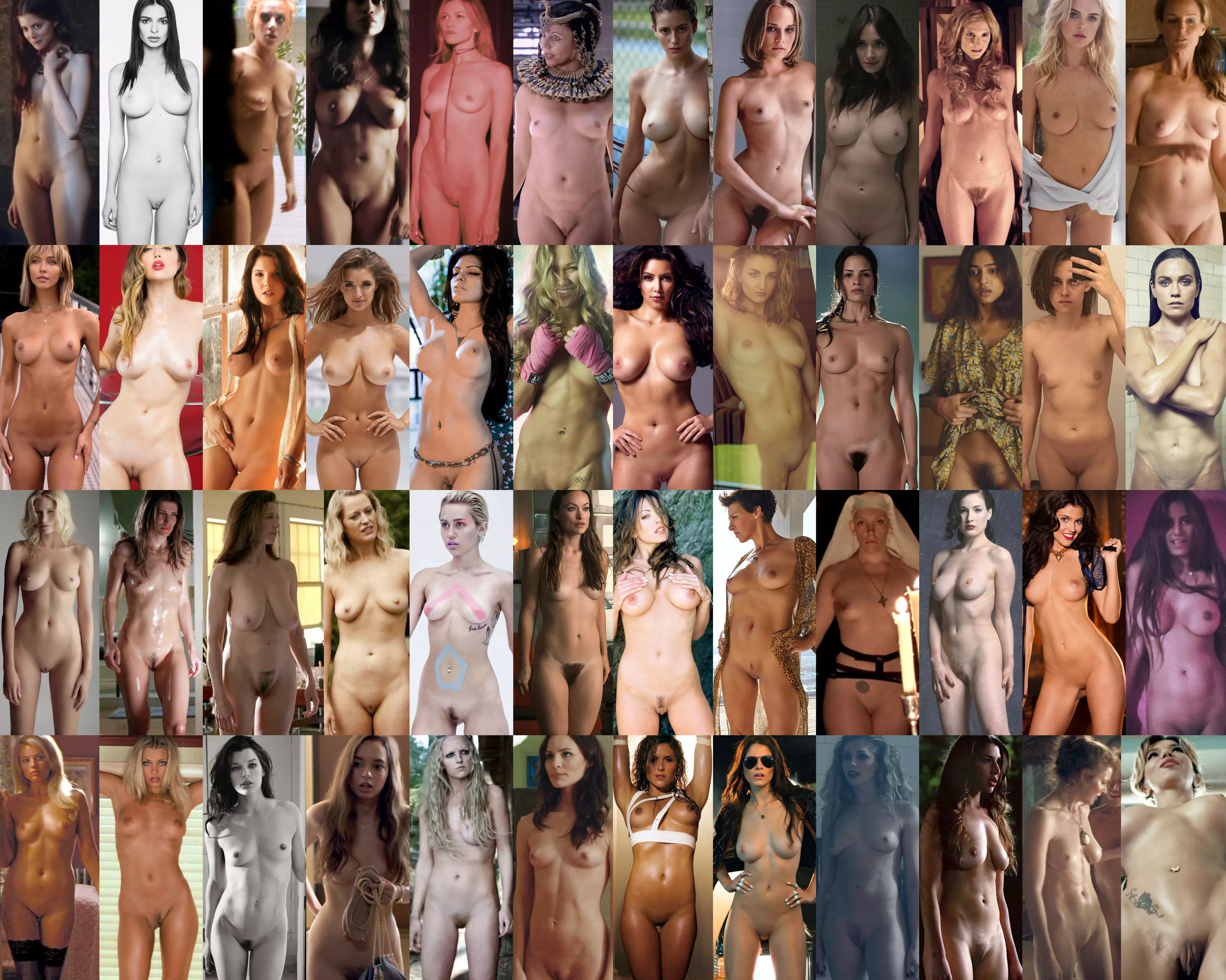 Celebrity Pussy Collage posted by jlaw_fan
