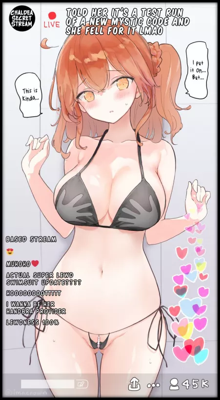 Chaldea Secret Stream by imacrown by theonetruekaiser