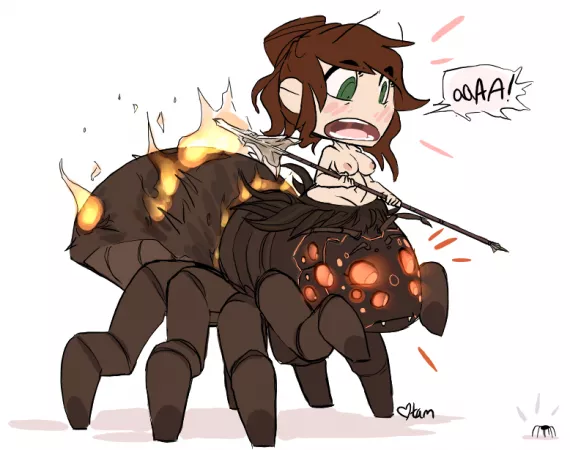 Chaos Witch Scaredylaag by spiderbutt_