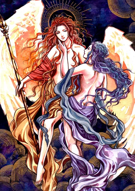 Charlotte and Christina by Stick Sama by Lol33ta