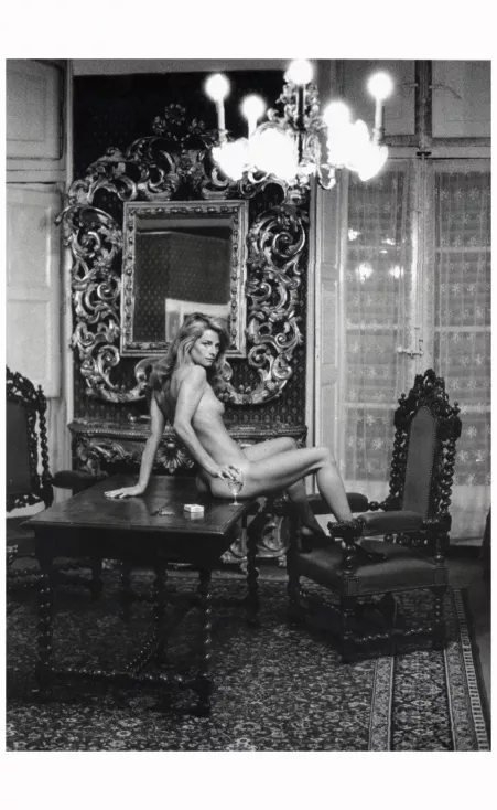 Charlotte Rampling at the Hotel Nord Pinus, Arles, 1973 Helmut Newton by JuliaSeth