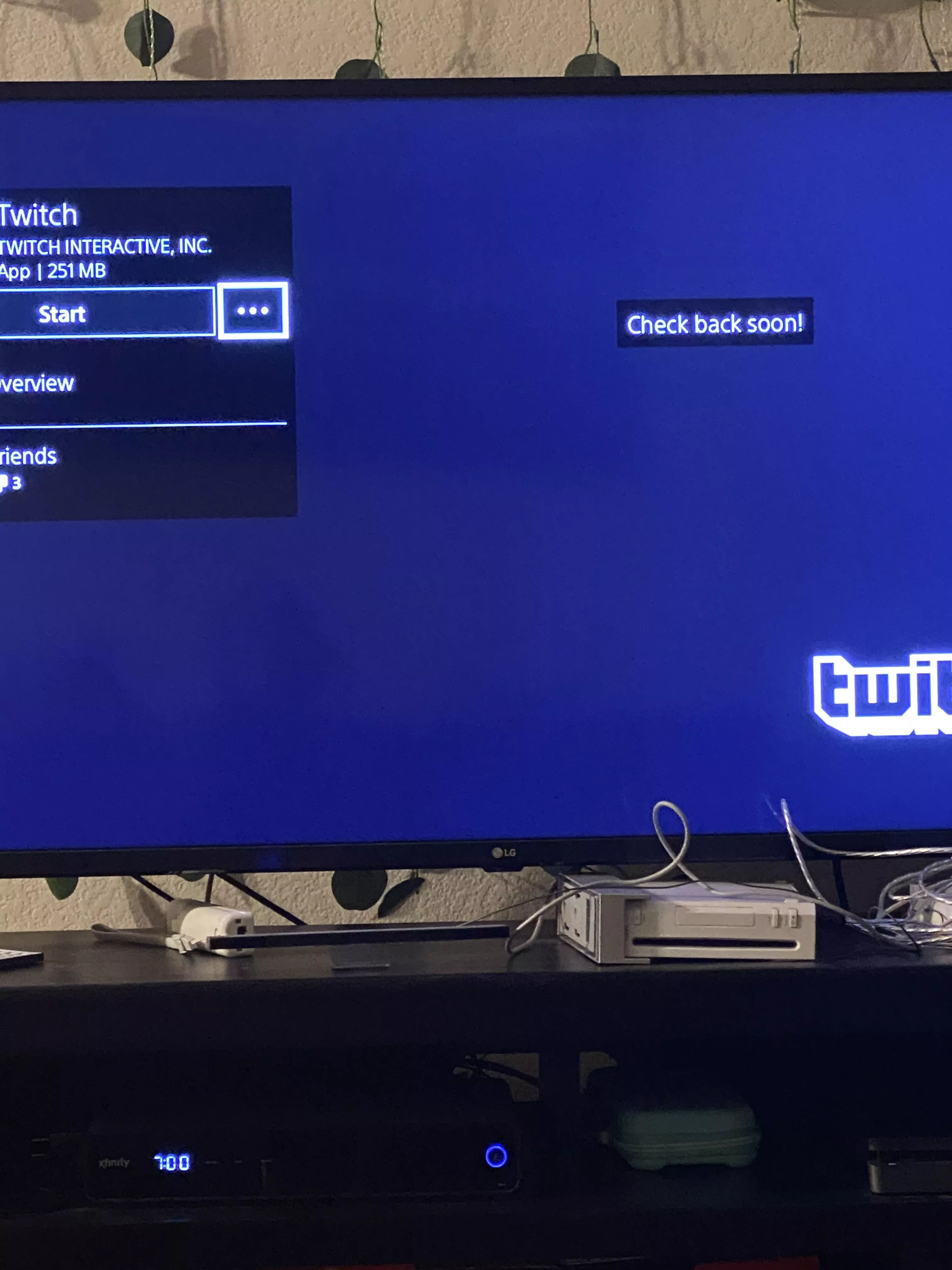 Check back soon for what? Still haven’t gotten my password reset email after trying several times. Twitch still hacked? posted by muchachaganj