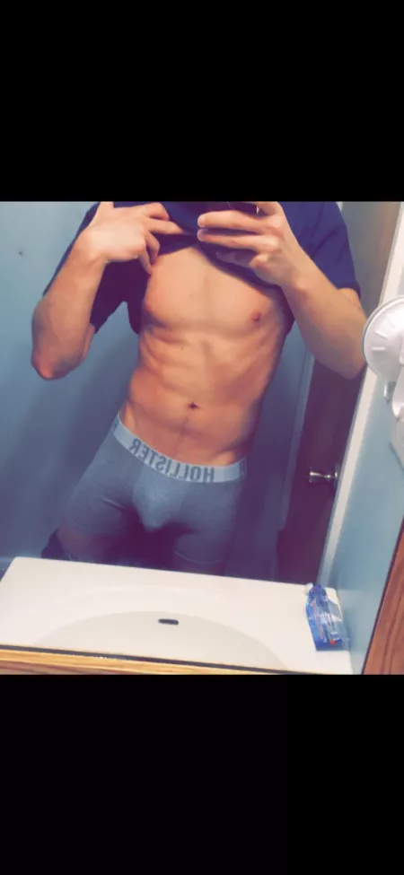 Check out this bulge before a shower by Young_y98