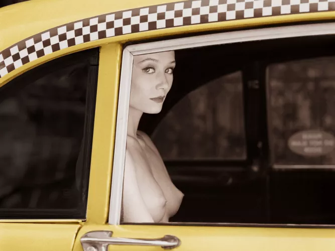 Checker Cab, 1990 - photo by Patrick Lichfield by sussoutthemoon