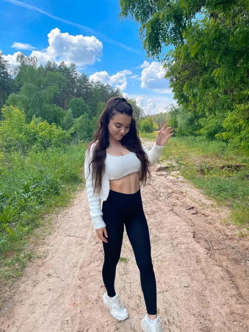 Checking my abs in the fresh air[f] by Katerina58