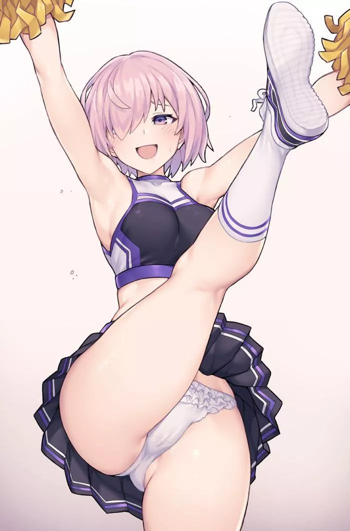 Cheerleader Mashu posted by TheDevilHoe666