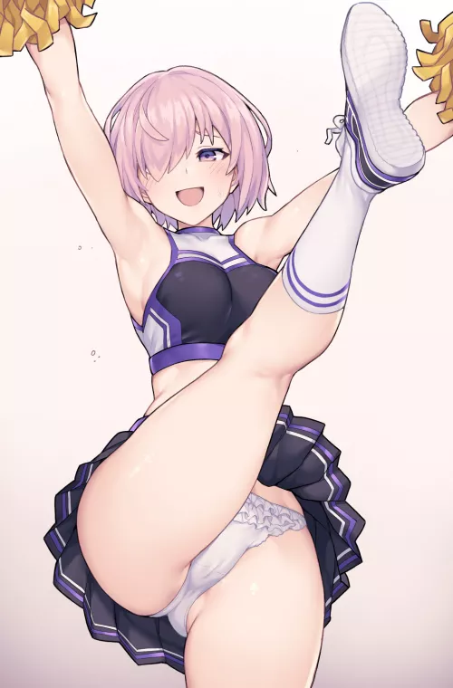 Cheerleader Mashu [Fate] by konosubaa002