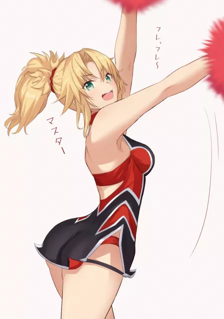 Cheerleader Mordred by Henthigh_Senpai